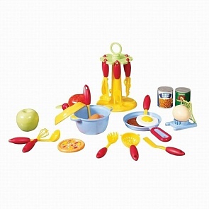 Игровой кухонный набор, 25 предметов (Playgo, Play 3695veg)